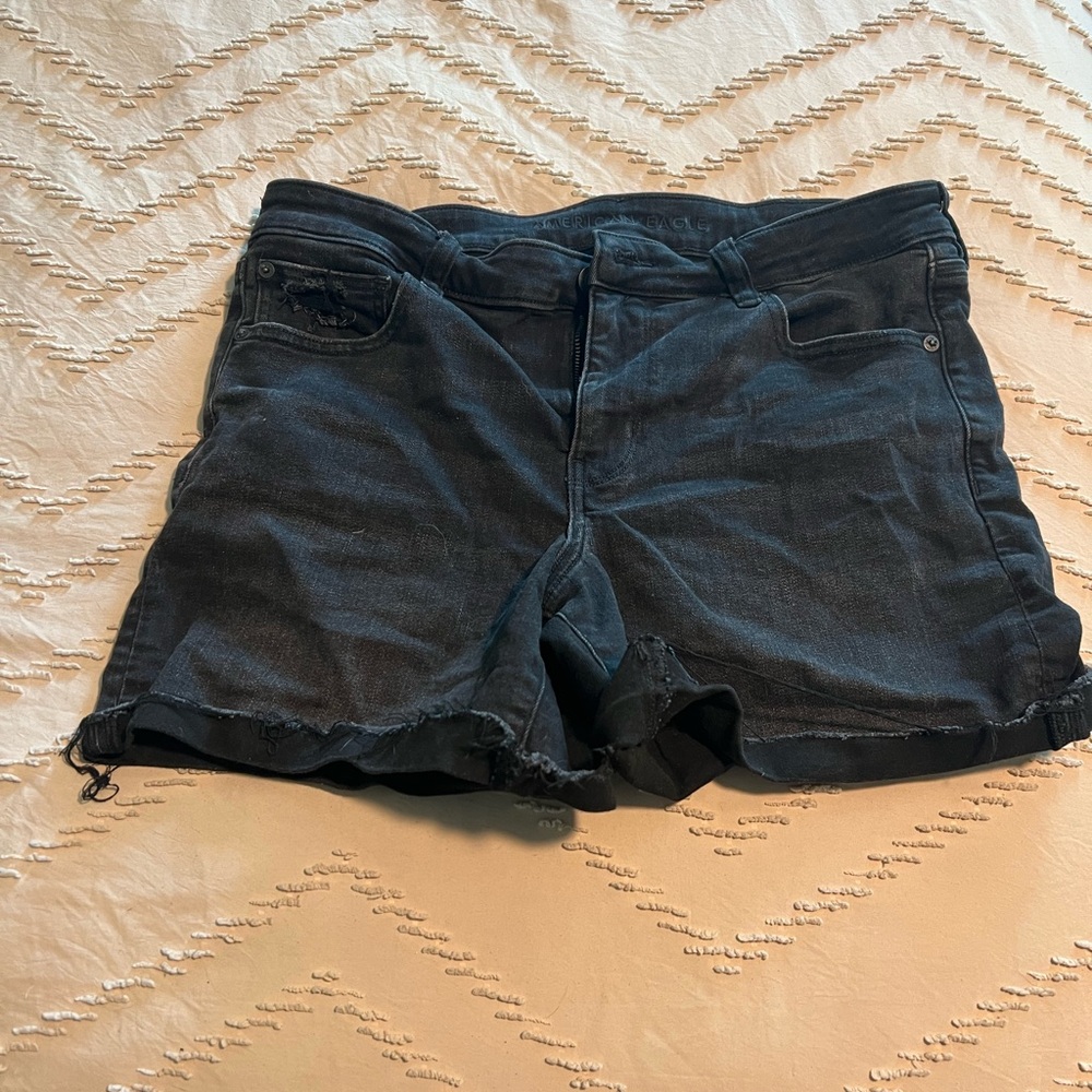 American Eagle Outfitters Dark Gray Jean Shorts